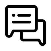 chatt ikon för din hemsida, mobil, presentation, och logotyp design. vektor