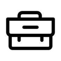 Aktenkoffer-Symbol für Ihre Website, Ihr Handy, Ihre Präsentation und Ihr Logo-Design. vektor