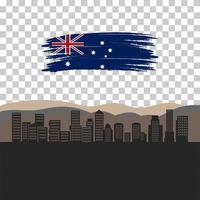 glad australien dag 26 januari designkoncept. självständighetsdag. vektor illustration