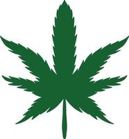 Cannabis Blatt Vektor Illustration