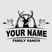das Familie Ranch Illustration Vektor