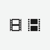 Filmstreifen Vektor Symbol. Kino Symbol.