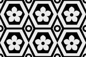 svart och vit geometrisk etnisk sömlös mönster design för tapet, bakgrund, tyg, ridå, matta, Kläder, och omslag. vektor