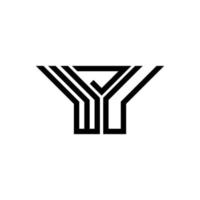 wju brev logotyp kreativ design med vektor grafisk, wju enkel och modern logotyp.