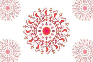 einfach Mandala Gradian Buchseite. Ornament runden Mandala. geometrisch Kreis Element. Kaleidoskop, Medaillon, Yoga, Indien, Arabisch. abstrakt Design Vorlage vektor