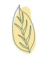 Blatt Pflanze Ökologie isoliert Symbol Vektor Illustration Design Vektor Illustration Grafik Design