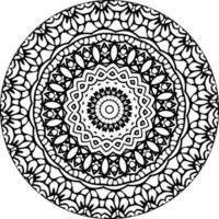 blomma mandala. vintage dekorativa element. orientaliskt mönster, vektorillustration. islam, arabiska, indiska, marockanska, spanien, turkiska, pakistan, kinesiska, mystiker, ottomanska motiv. målarbok sida vektor