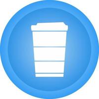 kopp av kaffe vektor ikon