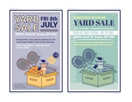 Vektor Yard Sale Poster