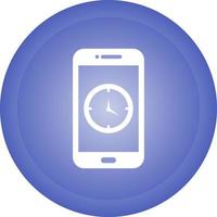 Uhr-App-Vektorsymbol vektor