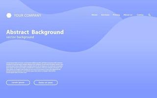 modern abstrakt Landung Seite Hintergrund. wellig Gradient Hintergrund Vorlage, Vektor Illustration.