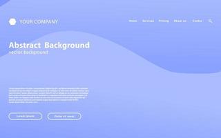 modern abstrakt Landung Seite Hintergrund. wellig Gradient Hintergrund Vorlage, Vektor Illustration.