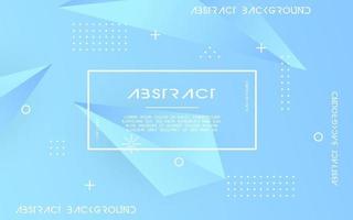 abstrakt 3d Dreieck Blau Hintergrund Banner Design, Vektor Illustration.