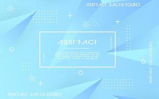 abstrakt 3d Dreieck Blau Hintergrund Banner Design, Vektor Illustration.