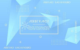 abstrakt 3d Dreieck Blau Hintergrund Banner Design, Vektor Illustration.