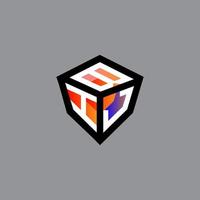 bij Brief Logo kreatives Design mit Vektorgrafik, bij einfaches und modernes Logo. vektor
