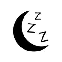 zzz Symbol Vektor. Schlafen Illustration unterzeichnen. entspannen Symbol oder Logo. vektor