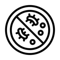 antibakteriell Symbol Design vektor