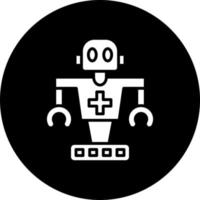 medizinisch Roboter Vektor Symbol Stil