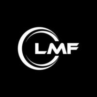 lmf Brief Logo Design im Illustration. Vektor Logo, Kalligraphie Designs zum Logo, Poster, Einladung, usw.