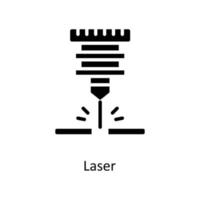 laser vektor fast ikoner. enkel stock illustration stock