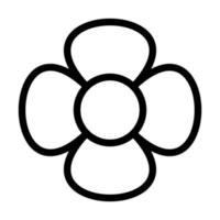 Blumen-Icon-Design vektor