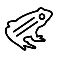 Frosch Symbol Design vektor