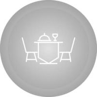 middag tabell vektor ikon