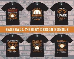 Baseball Hemd Design, Baseball Typografie Vektor T-Shirt Design Vorlage