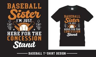 Baseball Hemd Design, Baseball Typografie Vektor T-Shirt Design Vorlage