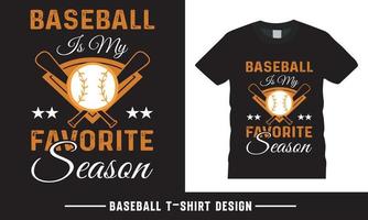 Baseball Hemd Design, Baseball Typografie Vektor T-Shirt Design Vorlage