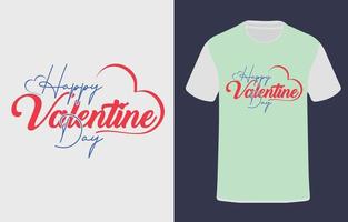 Valentinstag Tag t Hemd typografisch Design vektor