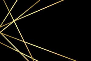 Prämie Hintergrund mit Gold Linien Design auf schwarz Hintergrund vektor