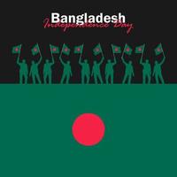 Feier des bangladeschischen Nationalfeiertags am 26. März vektor