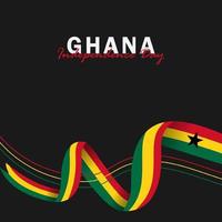 Vektor des Unabhängigkeitstags Ghana