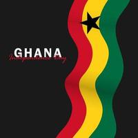 Vektor des Unabhängigkeitstags Ghana