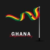 Vektor des Unabhängigkeitstags Ghana