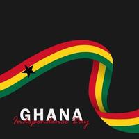 Vektor des Unabhängigkeitstags Ghana