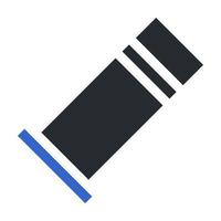 Kugel Symbol solide grau Blau Farbe Militär- Symbol perfekt. vektor