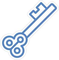 Schlüssel Vektor Symbol Stil