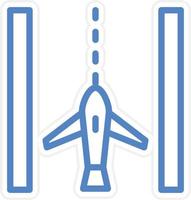 Runway Vektor Symbol Stil