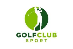 Vektor Initialen Brief Ö mit Golf kreativ geometrisch modern Logo Design.