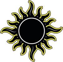 Vektor Grafik von das Sonne Symbol