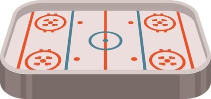 vektor bild av is hockey rink, 3d grafik