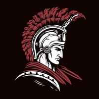 roman centurion illustration - logotyp vektor
