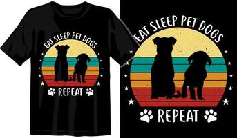 retro Jahrgang Hund Liebhaber T-Shirt Design, Grafik zum t Shirt, typografisch T-Shirt Design Vektor