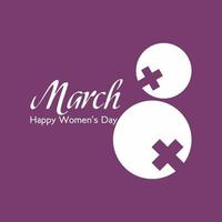8 Mars internationell kvinnors dag vektor illustration begrepp, kan använda sig av för, landning sida, mall, ui, webb, mobil app, affisch, baner, flygblad