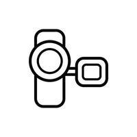 ikon för videokamera vektor