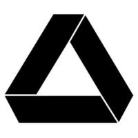Dreieinigkeit Symbol Design Vektor