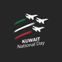 Feier des Kuwait Nationalfeiertags vektor